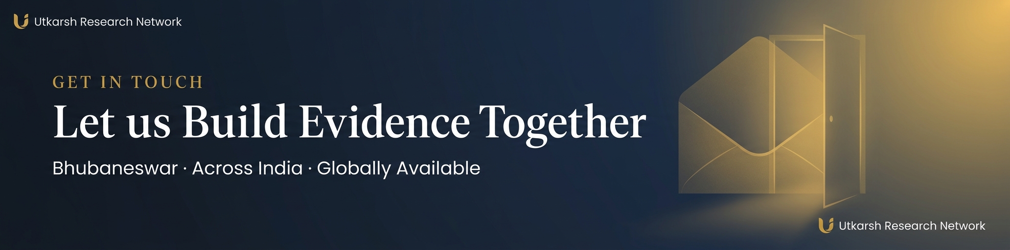Get in Touch · Let Us Build Evidence Together