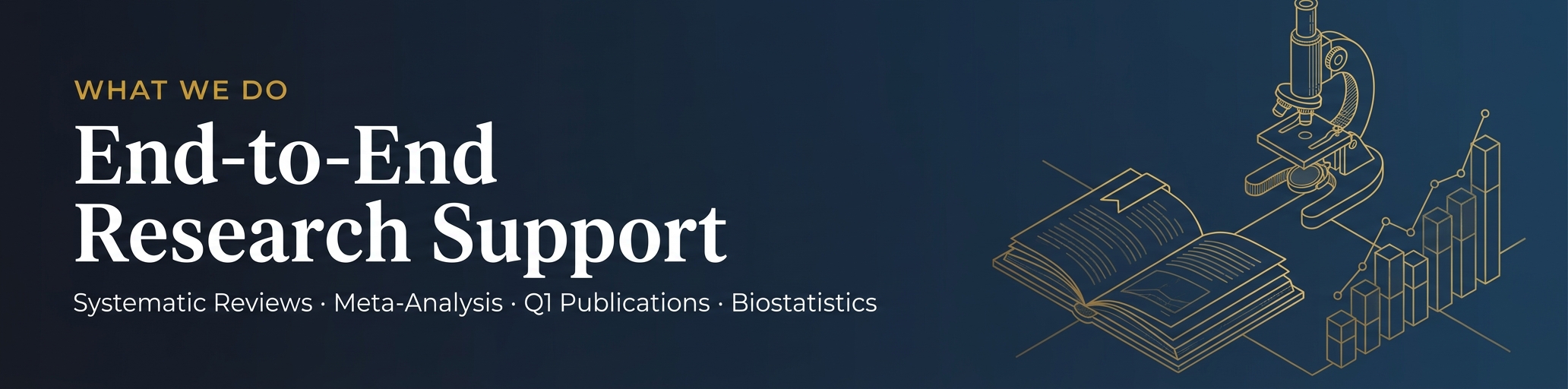 What We Do · End-to-End Research Support